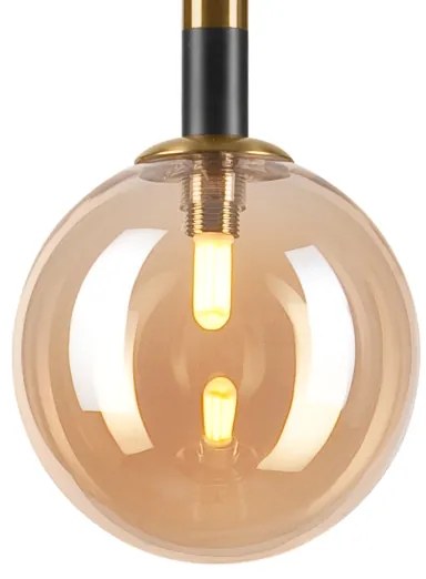 Lampadario a sospensione con filo ROLLO 1xG9/5W/230V oro/fumé beige