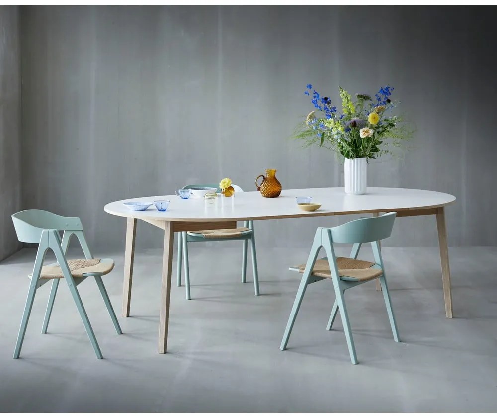 Tavolo da pranzo pieghevole con piano bianco Hammel Ø130 Single - Hammel Furniture