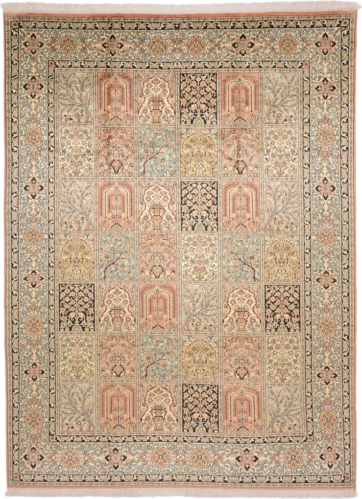 Cashmere Silk Tappeto 190 x 250 (Indian) Annodato A Mano