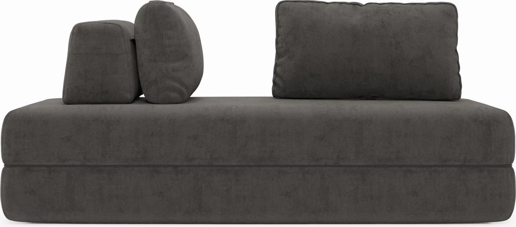 Rift divano letto matrimoniale 2 posti e 3 posti con schienali mobili - materasso alto 24 cm e memory foam in tessuto smacchiabile T31
