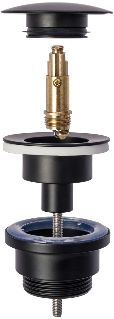 Tappo per lavabo universale klik-klak Rea Old Black