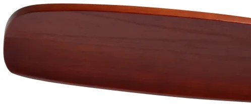 ZEVENTI - Ventilatore a soffitto CUENCA Wi-Fi Tuya nero/rovere + DO