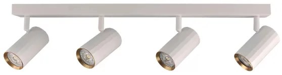 Faretto NICEA 4xGU10/10W/230V bianco