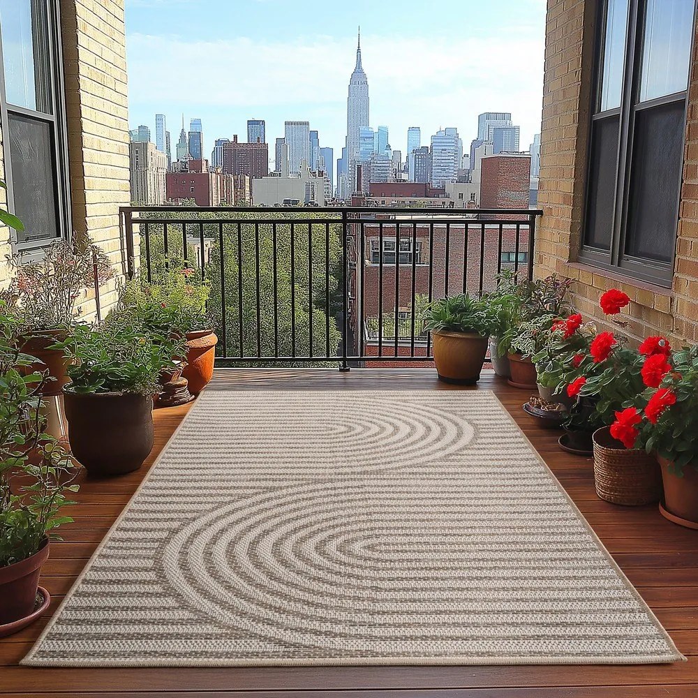 Tappeto da interno ed esterno beige 120x170 cm Desert 1301 – Ayyildiz Carpets