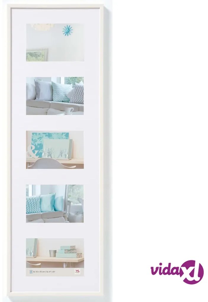 Walther Design Cornice per Foto New Lifestyle 5x10x15 cm Bianca