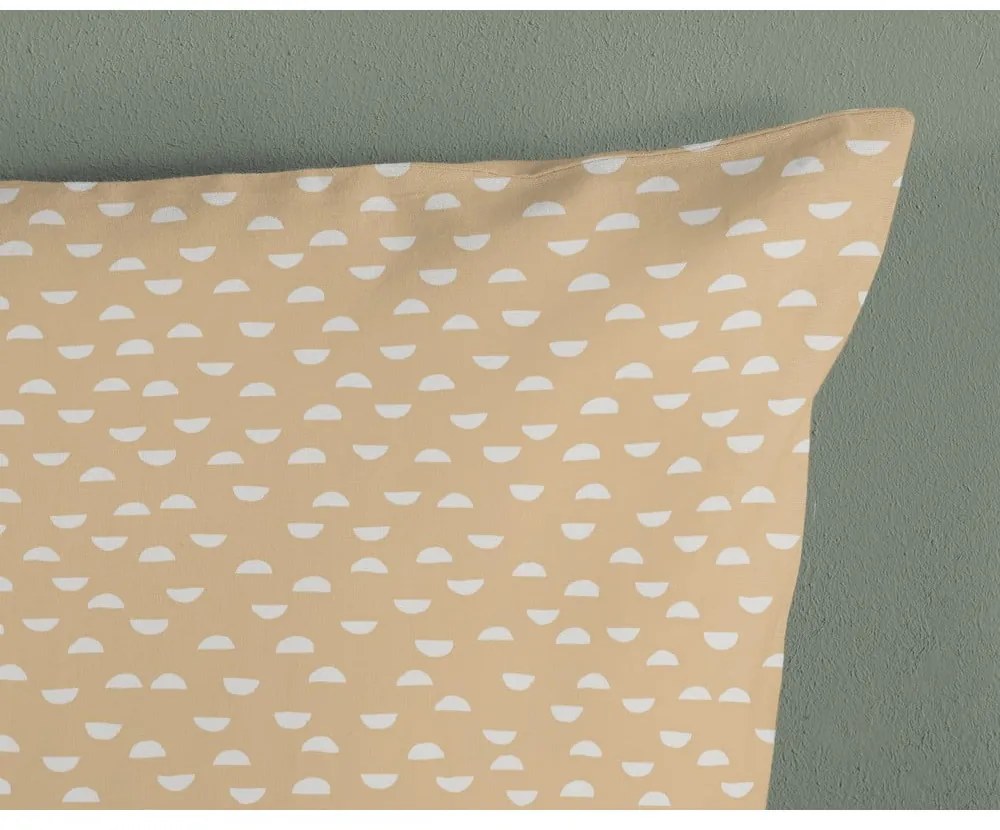 Set copripiumino e federa da bambini beige in cotone per culla 100x135 cm Luz – Good Morning