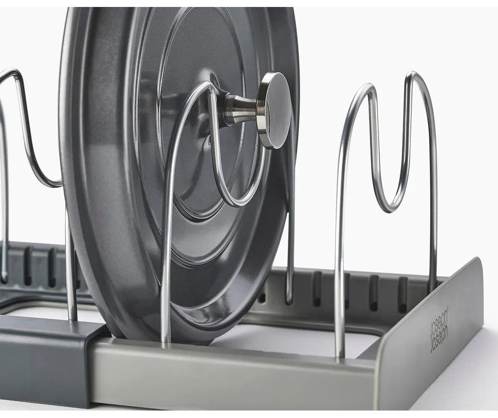 Organizer grigio per coperchi o pentole - Joseph Joseph