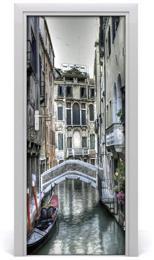 Adesivo per porta interna Venezia, Italia 75x205 cm