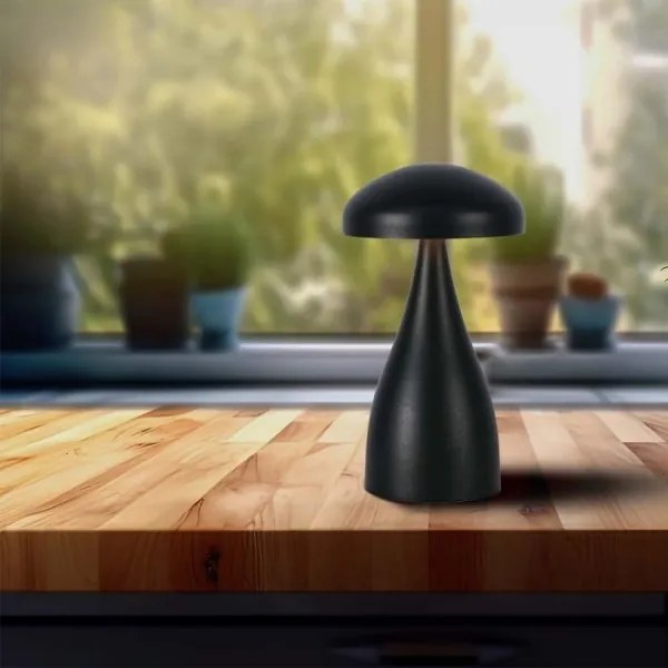 LED Lampada da tavolo ricaricabile dimmerabile LED/1W/5V 3000-6000K 1800 mAh nero