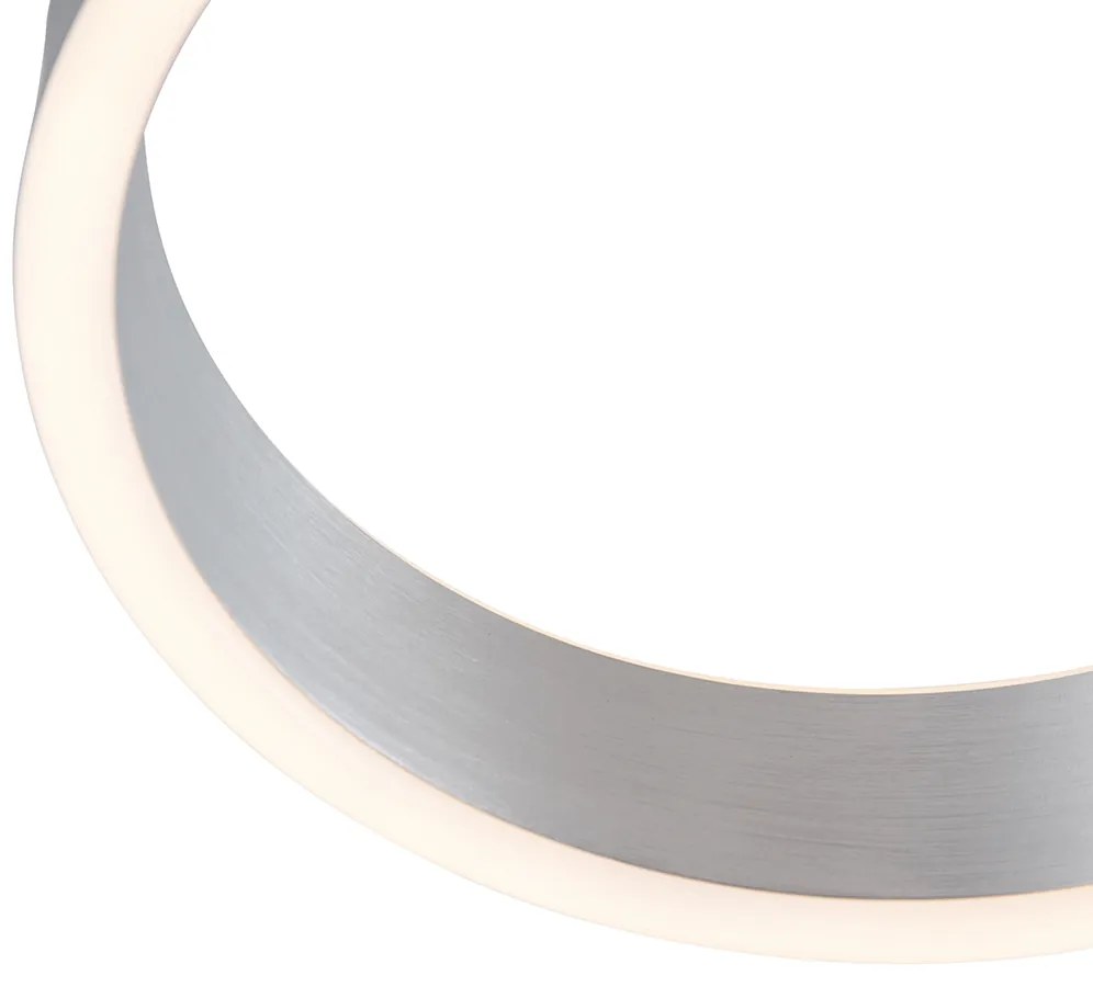 Plafoniera acciaio LED dimm 3 livelli - FRANK