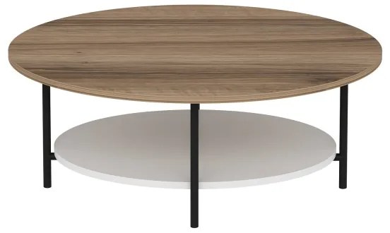 Tavolino ELIS 36x90 cm quercia/bianco