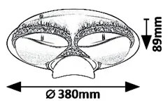 Rabalux 5050 - Plafoniera dimmerabile CAPRIANA LED/18W/230V