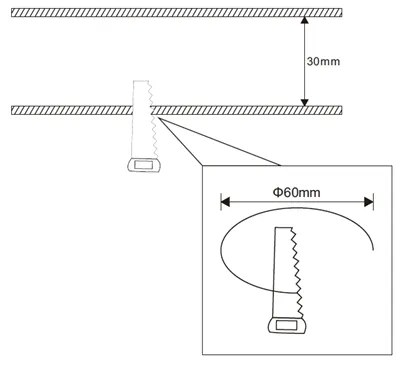 Faretto da incasso a LED per bagno COCO LED/3W/230V IP44 bianco