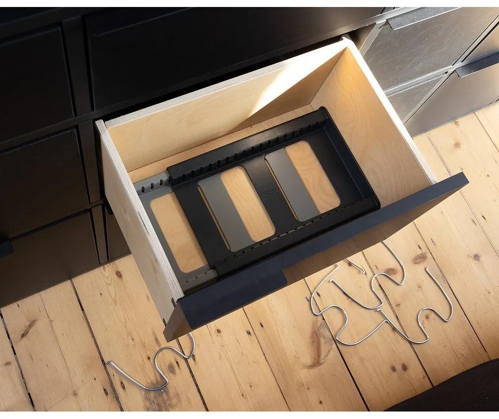 Organizer grigio per coperchi o pentole - Joseph Joseph