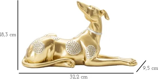 Cane Sdraiato Cm 32,2X9,5X18,3