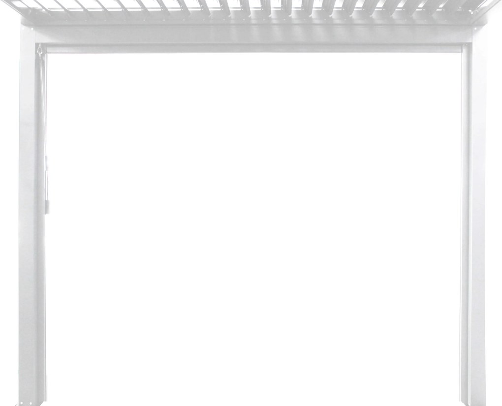 Laterale in PVC per lato da 3 m pergola bioclimatica