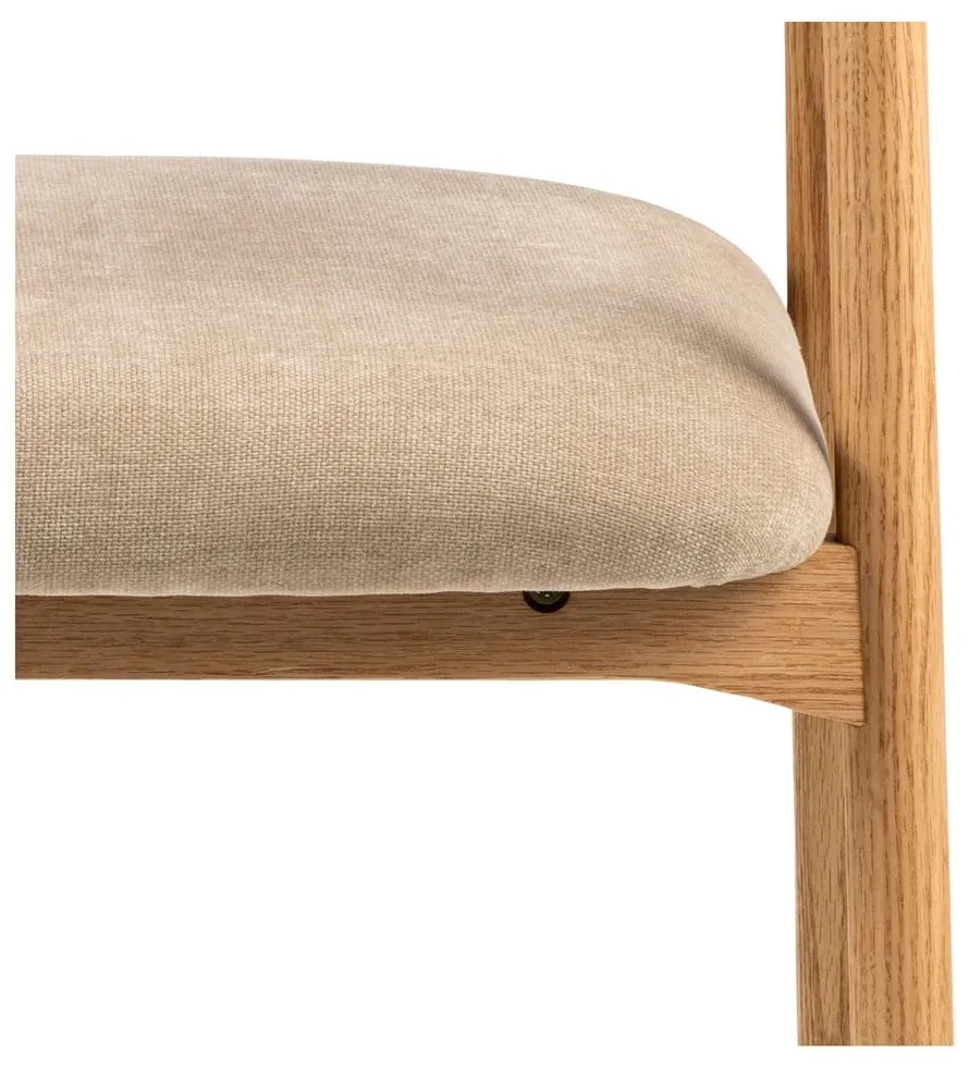 Sedia da pranzo beige/di colore naturale Addi – Actona