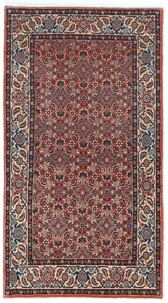 Bidjar Tappeto 90x160 (Iran) Annodato A Mano