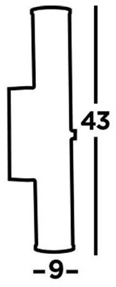 Searchlight 63125-1GO - Lampada LED da bagno CLAMP LED/18W/230V IP44 oro