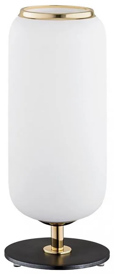Argon 4994 - Lampada da tavolo VALIANO 1xE27/15W/230V nero/bianco/oro