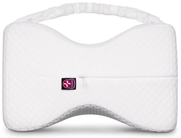 CONNECT IT CFH-6010-WH - Cuscino anatomico tra le ginocchia Taurus Knee bianco