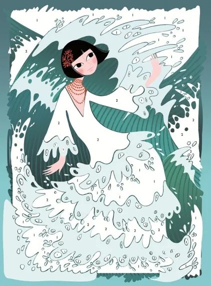 Gioco d'arte - vestito magico scintillante