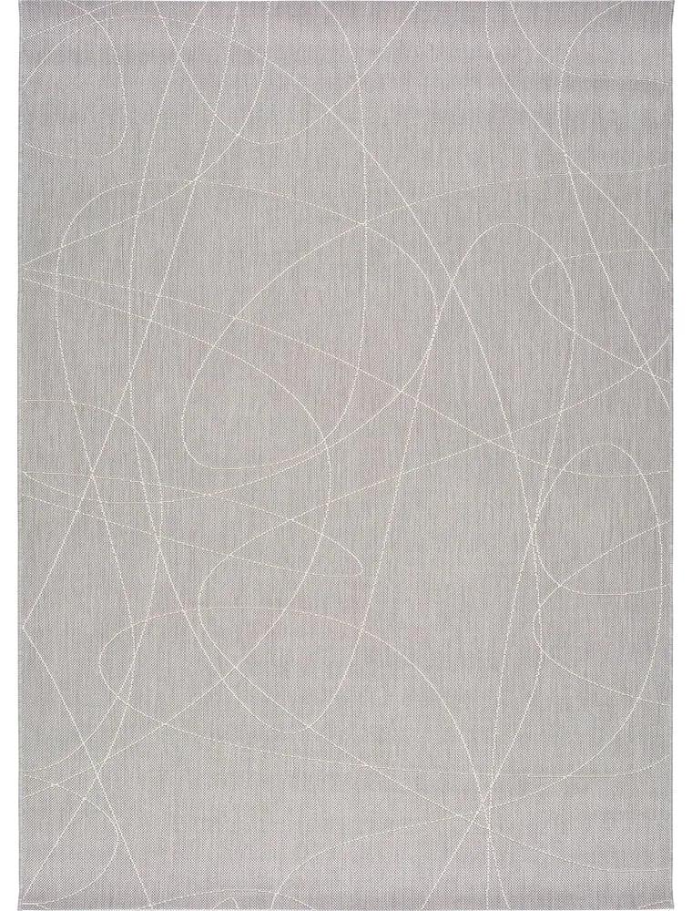 Tappeto grigio per esterni , 160 x 230 cm Hibis Line - Universal