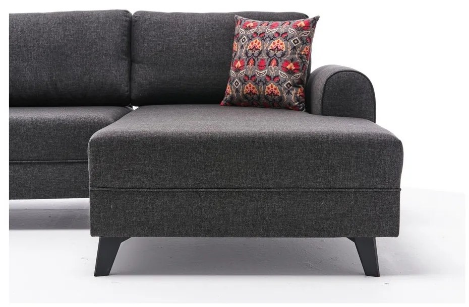 Divano angolare a U antracite Belen - Balcab Home