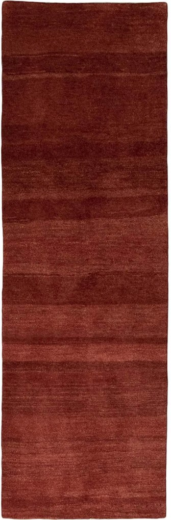 Gabbeh Tappeto 250x80 Rosso (Iran) Annodato A Mano