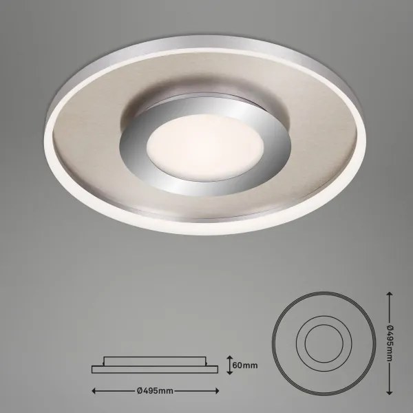 Briloner 3640-012 - Lampada LED da soffitto dimmerabile 25W 230V 2700-6500K + DO