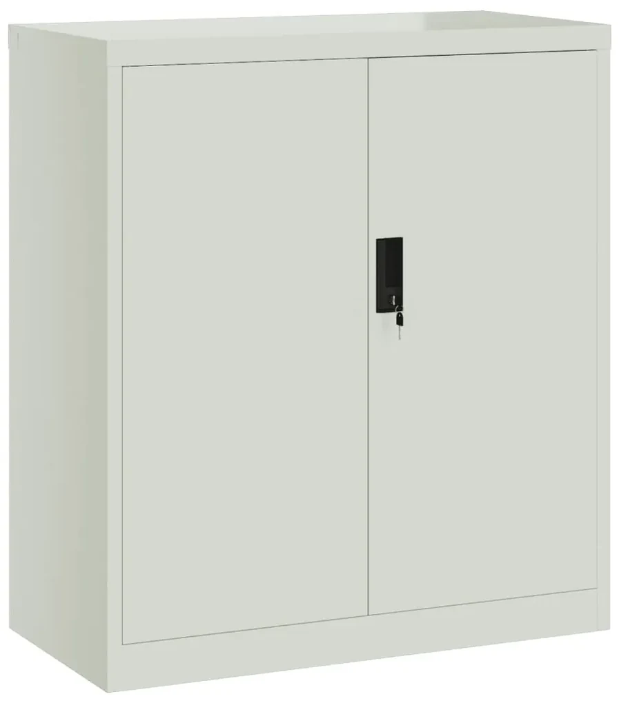 Armadio classificatore grigio chiaro 79x40x90 cm in acciaio