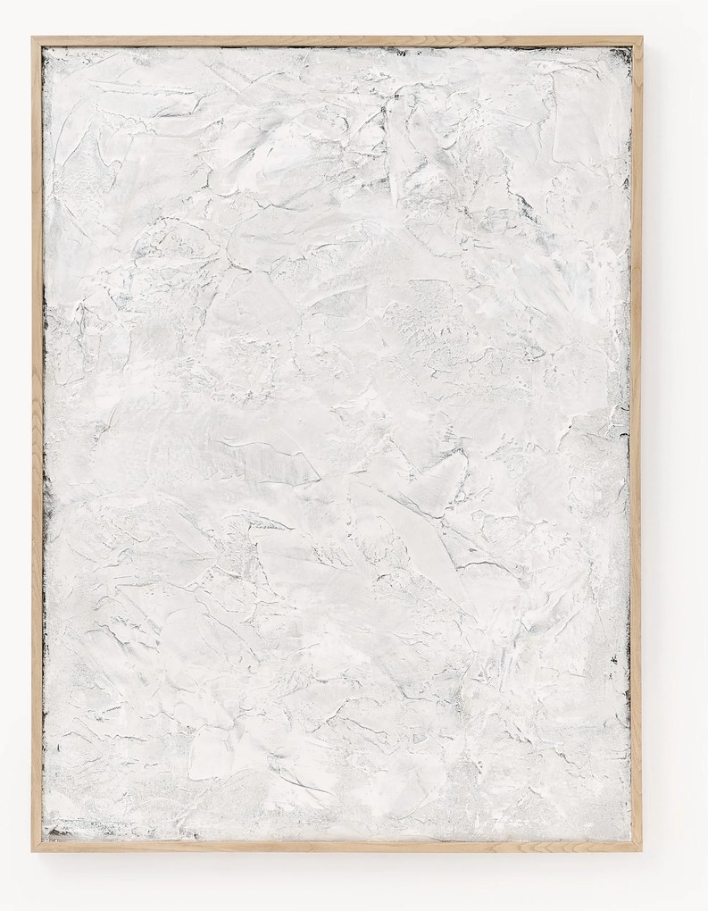 Quadro dipinto a mano con cornice in legno Simple Living