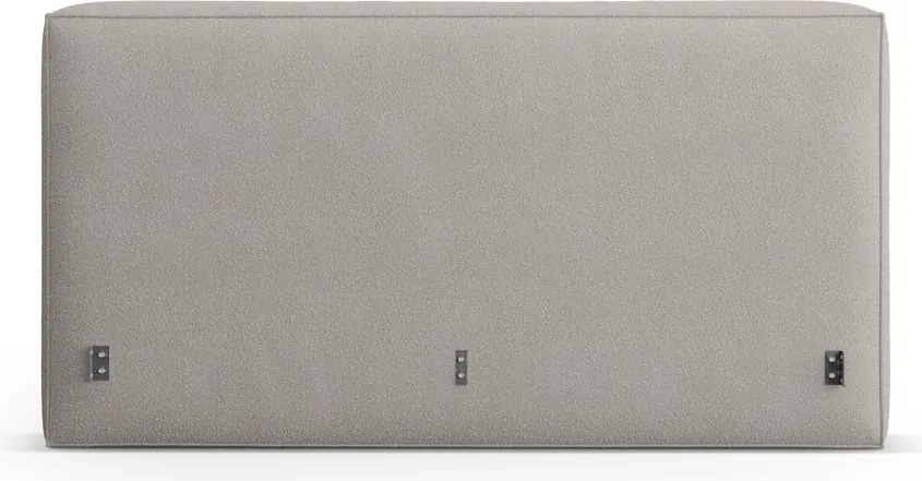 Testiera grigio chiaro in imbottito 249x100 cm Olivia – Micadoni