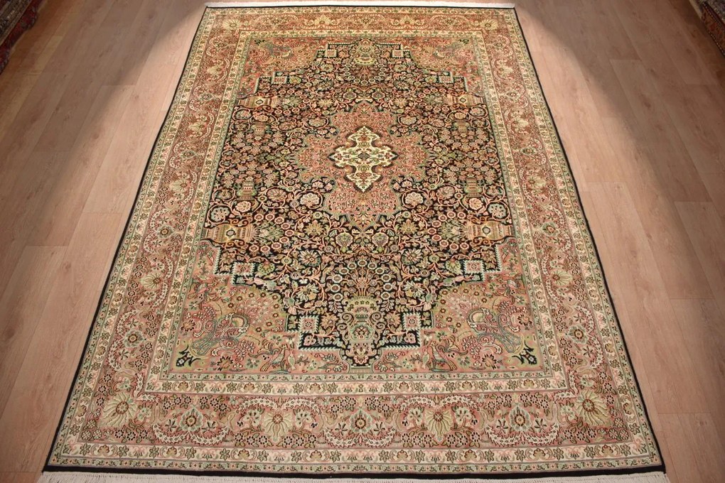 Kashmir Tappeto 210x310 (Indian) Annodato A Mano
