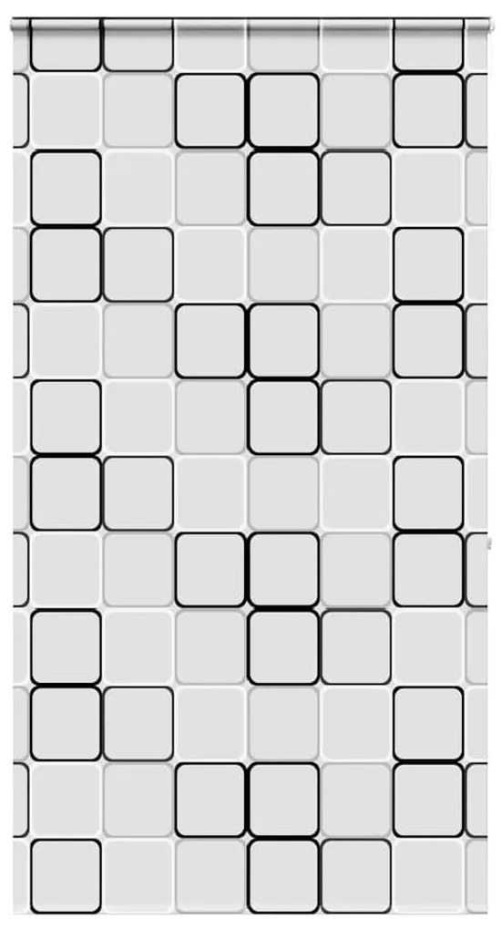 Tenda A Rullo Doccia Con Cassonetto 130x240cm Larghezza Tessuto /
