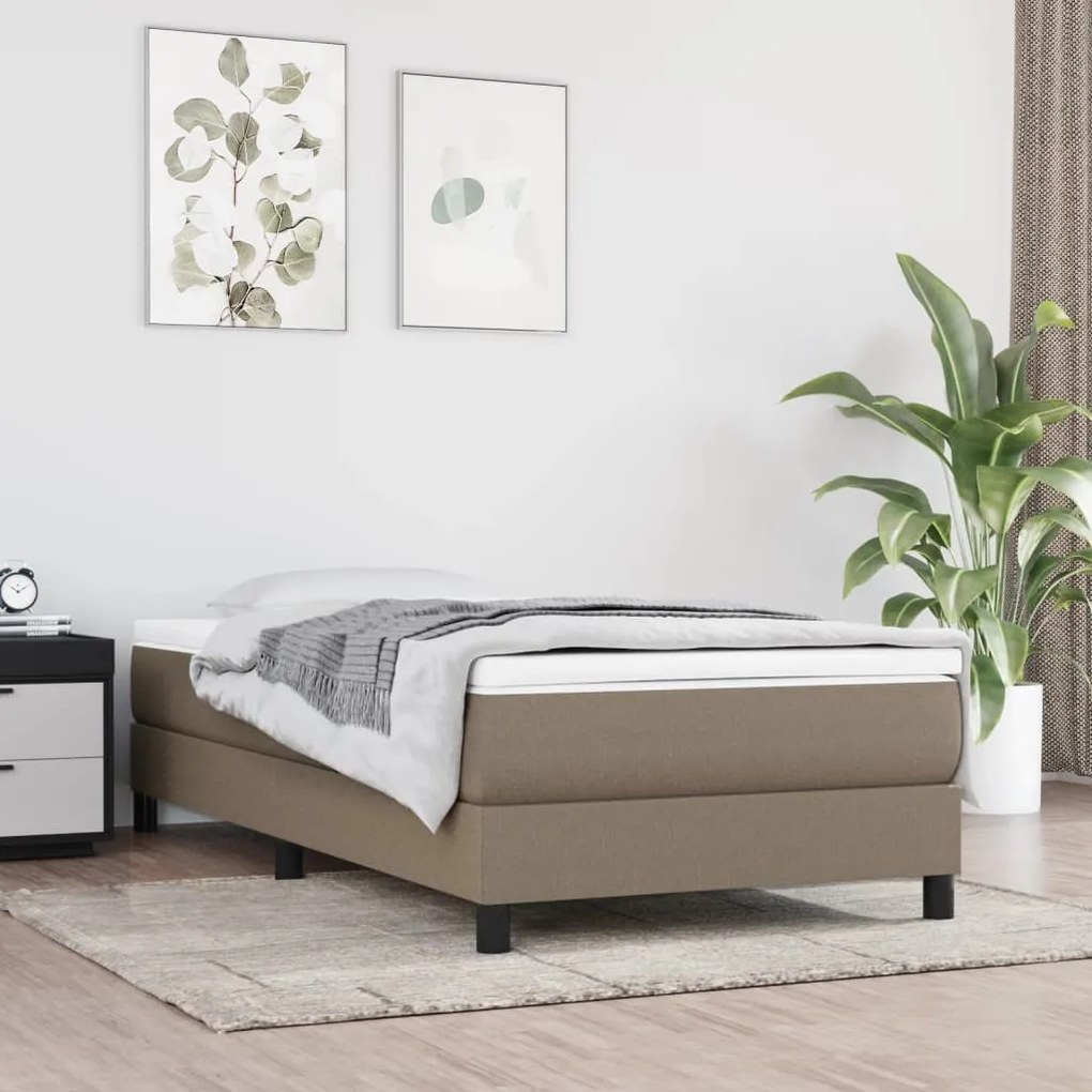 Materasso A Molle Insacchettate Tortora 120x190x20cm İn Tessuto /