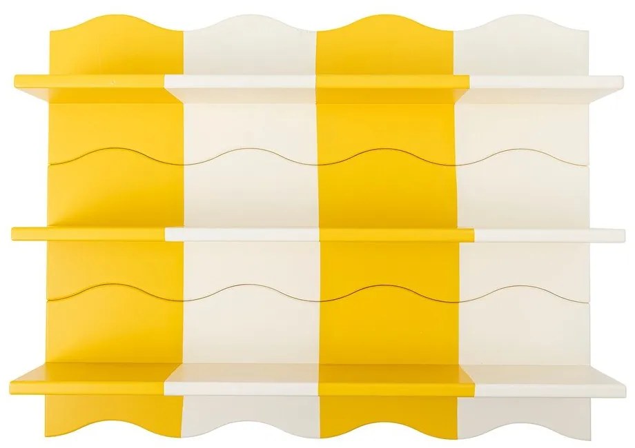 Mensola per bambini gialla e bianca 80 cm Bubbi – Bloomingville Mini