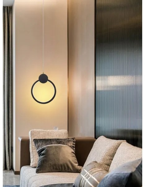 Immax NEO 07233L - Lampadario a sospensione con filo LED dimmerabile LITE OVALE LED/18W/230V Tuya + +TC