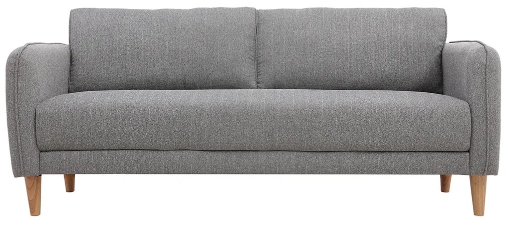 Divano scandinavo 3 posti grigio chiaro KURT