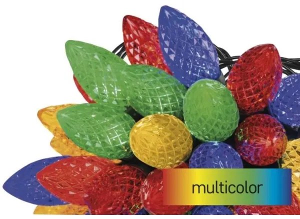 Catena LED da esterno natalizia 50xLED/8 modalità 14,8m IP44 multicolore