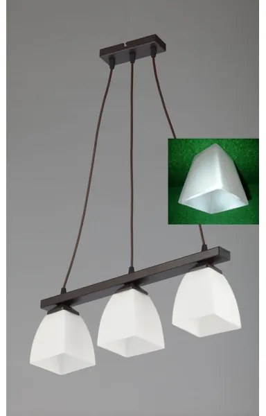 Jupiter 1111 - AB3 - Lampadario a sospensione ALBA 3xE27/60W/230V