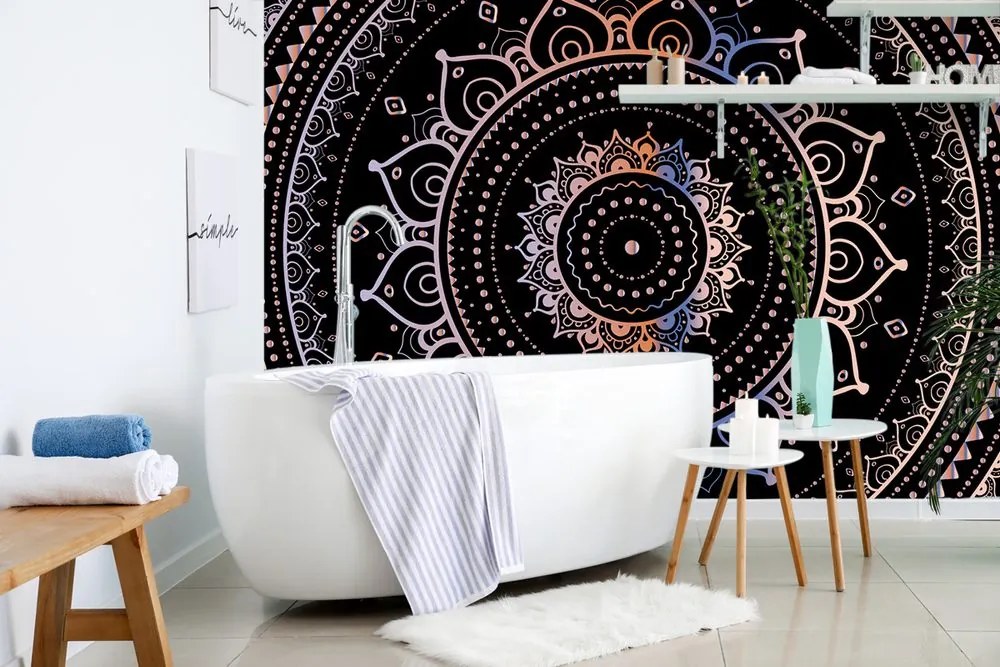 Carta da parati – Mandala colorata