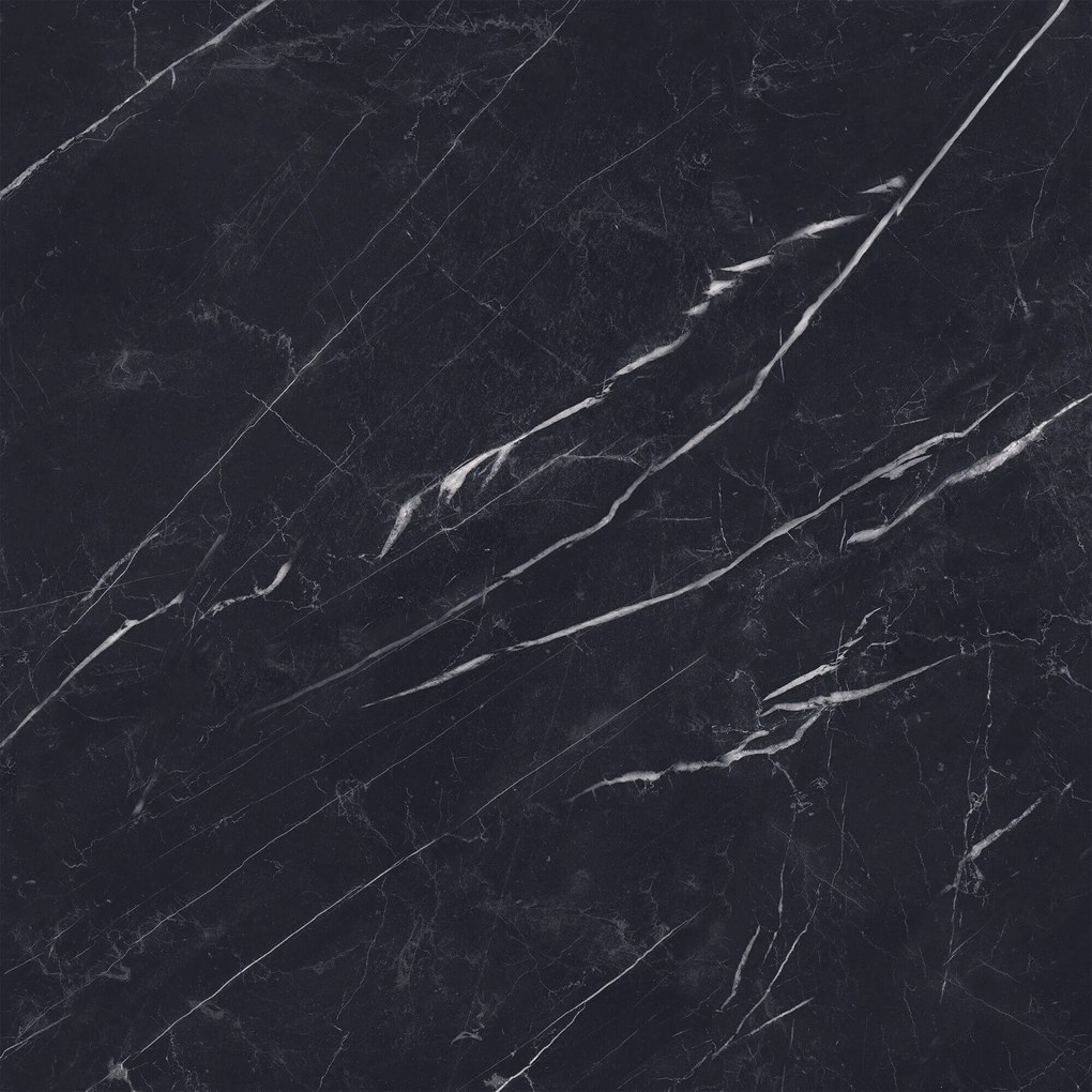 Gres Porcellanato Effetto Marmo Marquina Nero Lucido 60X120 - Embk839