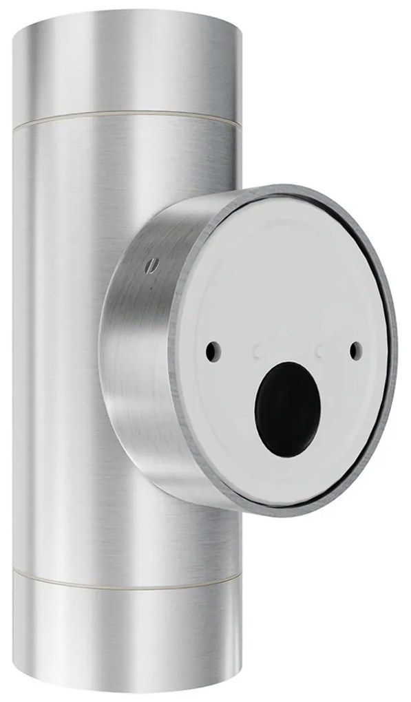 Applique Cilindrica Bidirezionale IP65 GU10 Inox Colore Inox