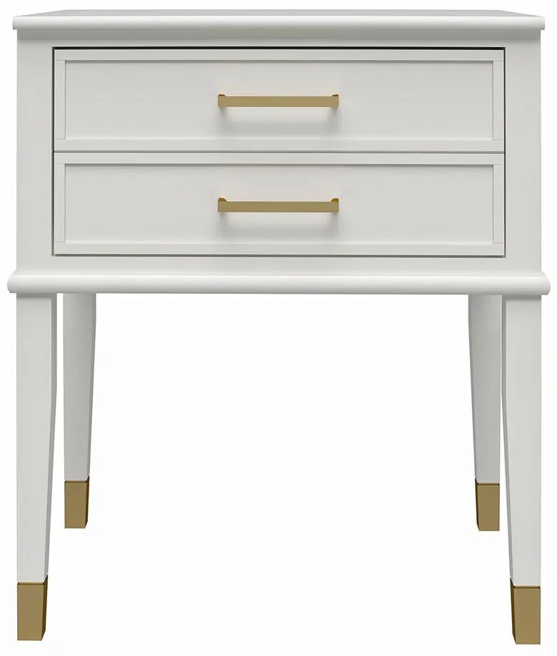 Comodino bianco Westerleigh – CosmoLiving by Cosmopolitan