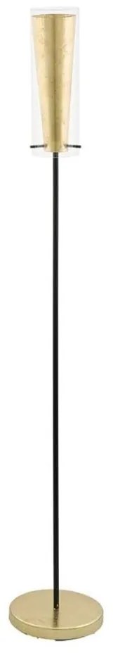 Eglo 79346 - Lampada con piedistallo PINTO GOLD 1xE27/40W/230V oro