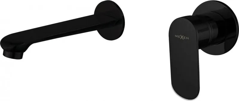 Mexen Dox rubinetteria da lavabo ad incasso, nero - 75215-70