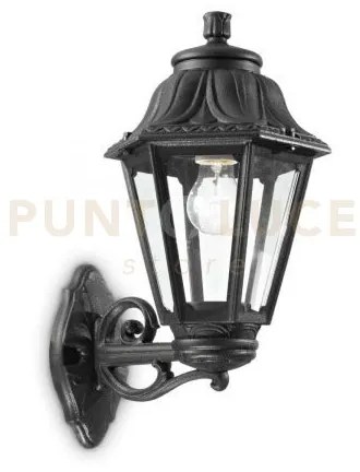 Lampada da parete dafne ap1 big nero