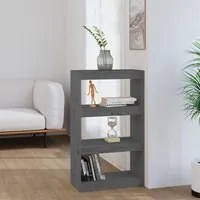 Libreria/Divisorio Grigio 60x30x103,5 cm in Massello di Pino cod mxl 6891