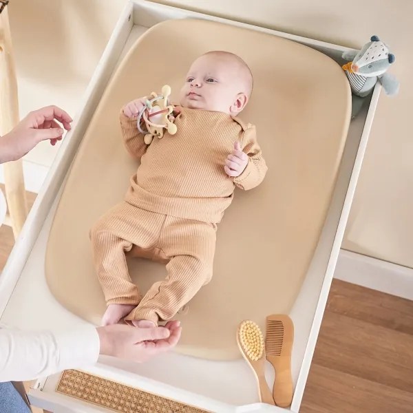 Nattou - Tappetino per il cambio SOFTY 50x70 cm beige